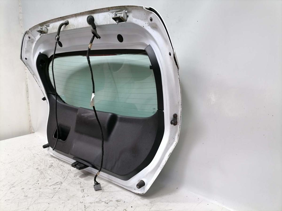 Ford Fiesta JA8 original Heckklappe mit Heckscheibe Frost Wei&szlig; Bj.2010